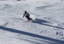 Zwei schwierige Slaloms bei strahlendem Sonnenschein